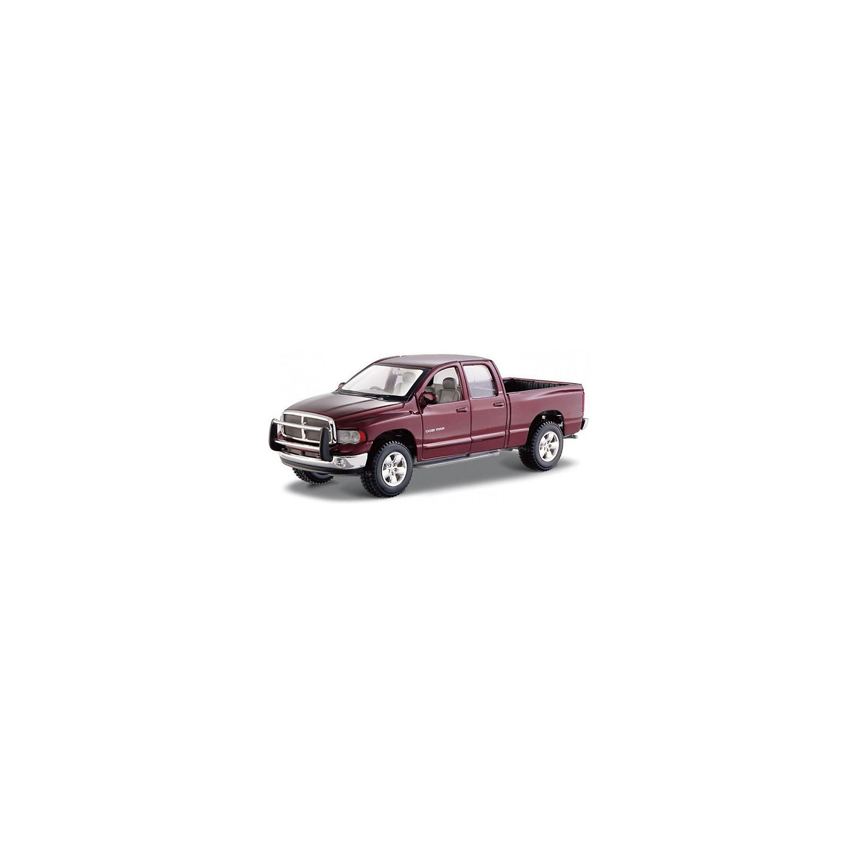 Машинка Dodge Ram Quad Cab 2002, 1:24 MAISTO 16084910