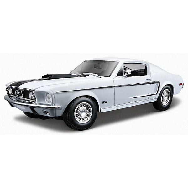 

Машинка Maisto Ford Mustang GT Cobra Jet FB 1968, 1:18, Разноцветный, Машинка Maisto Ford Mustang GT Cobra Jet FB 1968, 1:18