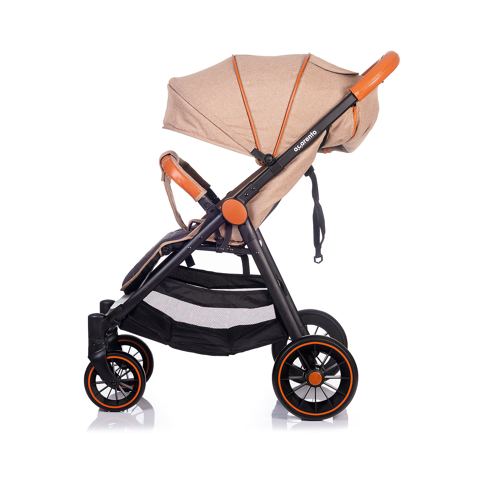 Прогулочная коляска Acarento Bellezza, бежевая с серым Baby Hit 16095580