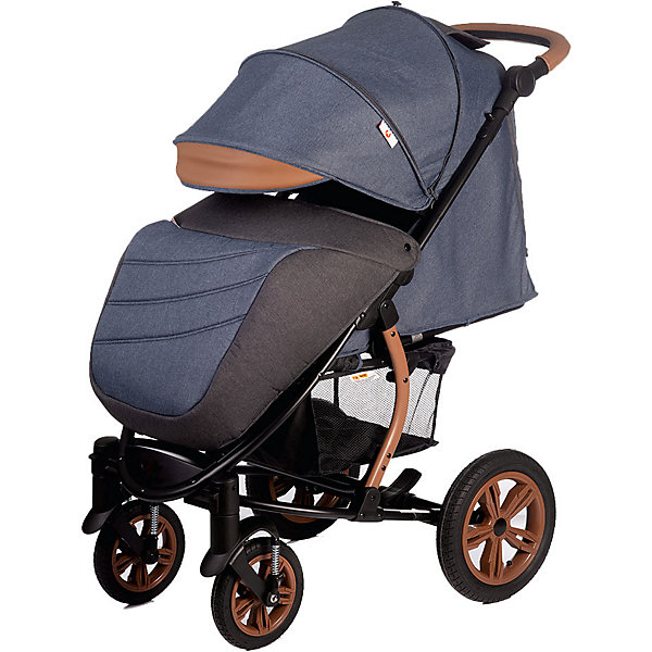 

Прогулочная коляска Baby Hit Tribut, джинс с серым, Серый деним, Прогулочная коляска Baby Hit Tribut, джинс с серым