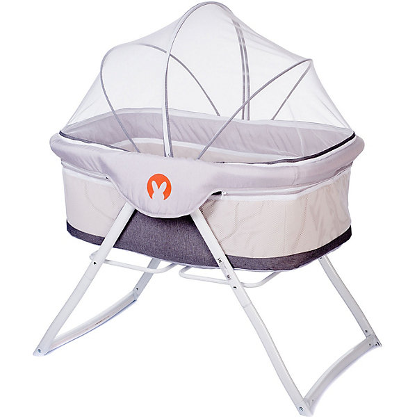 фото Кровать-колыбель baby hit carrycot, светло-серя