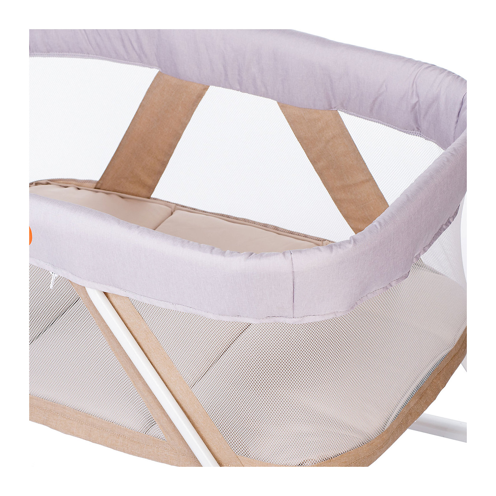 фото Кровать-колыбель baby hit rocking crib, бежевая