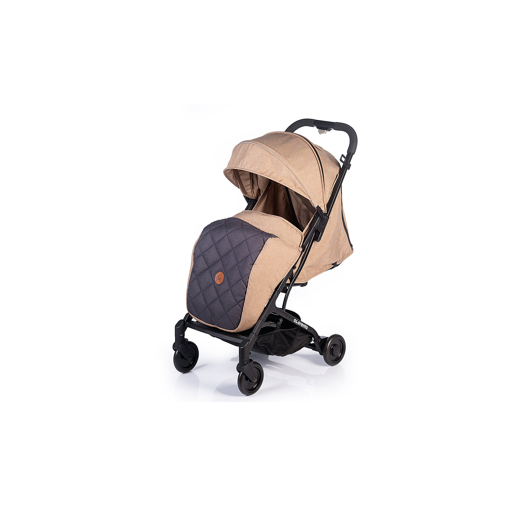 Прогулочная коляска Acarento Provetto, бежевая с серым Baby Hit 16095634