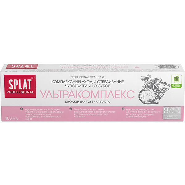 

Зубная паста Splat Professional Ультракомплекс, 100 мл