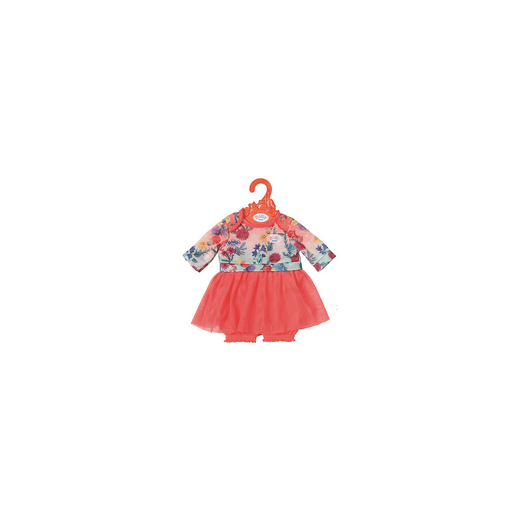 Платье Baby Born c шортиками для куклы 43 см, розовое Zapf Creation 16162520