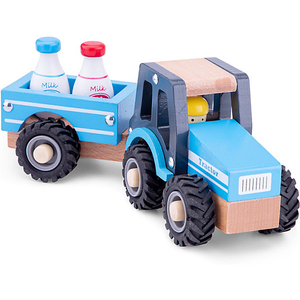 

Трактор с прицепом New Classic Toys Молоко