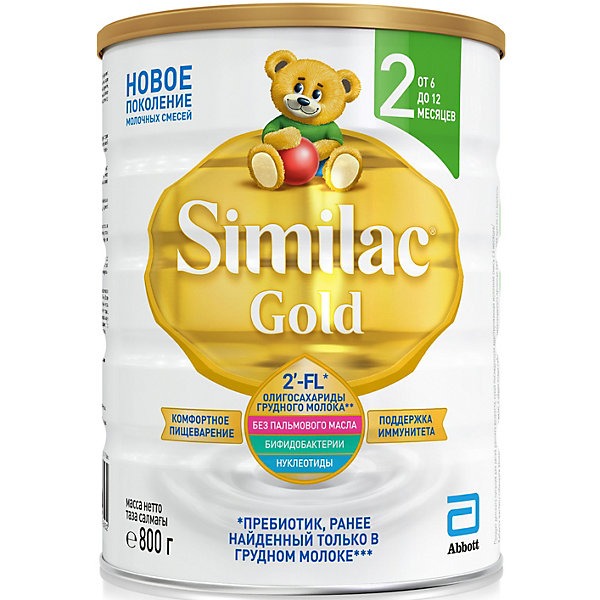 

Молочная смесь Similac Gold 2, с 6 мес, 800 г