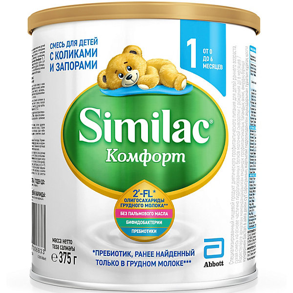 

Молочная смесь Similac Комфорт 1, с 0 мес, 375 г