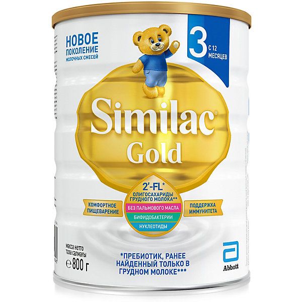 

Молочная смесь Similac Gold 3, с 12 мес, 800 г