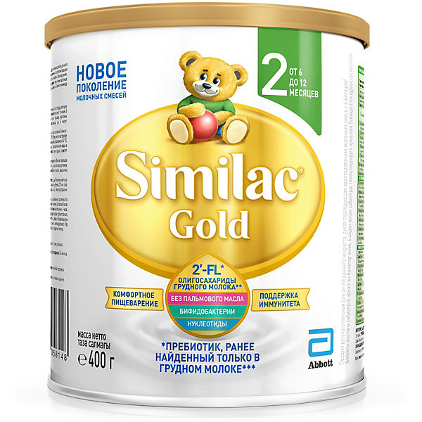 

Молочная смесь Similac Gold 2, с 6 мес, 400 г