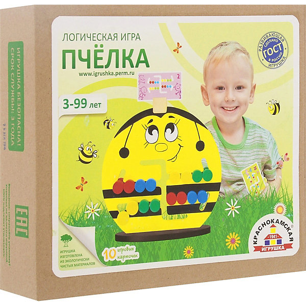 

Логическая игра Краснокамская игрушка Пчелка