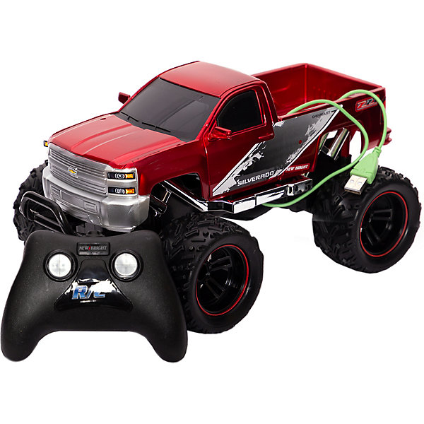 

Машинка на радиоуправлении New Bright Chargers Truck 1:18 красная, Красный, Машинка на радиоуправлении New Bright Chargers Truck 1:18 красная