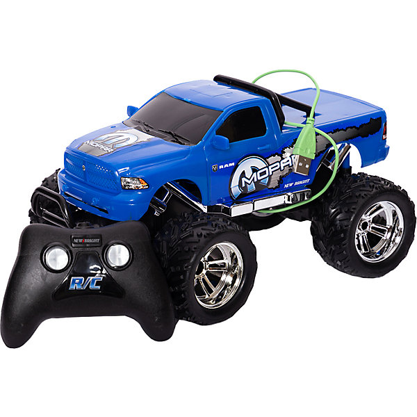 

Машинка на радиоуправлении New Bright Chargers Truck 1:18 синяя, Синий, Машинка на радиоуправлении New Bright Chargers Truck 1:18 синяя
