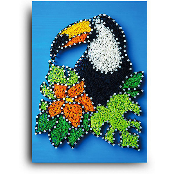 

Набор для творчества String Art Lab Тукан, 30х21 см