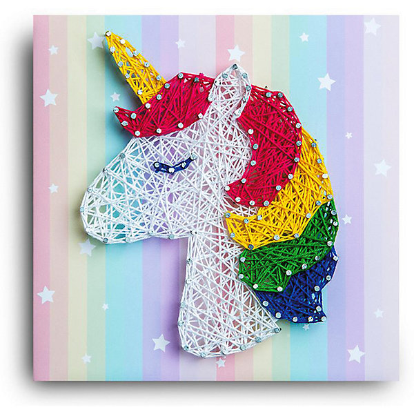 

Набор для творчества String Art Lab Единорог, 19х19 см