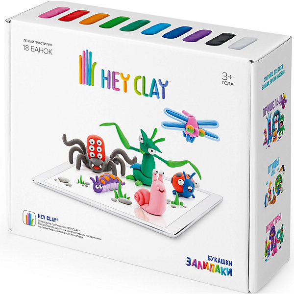 

Легкий пластилин HEY CLAY Залипаки "Букашки, Разноцветный, Легкий пластилин HEY CLAY Залипаки "Букашки"