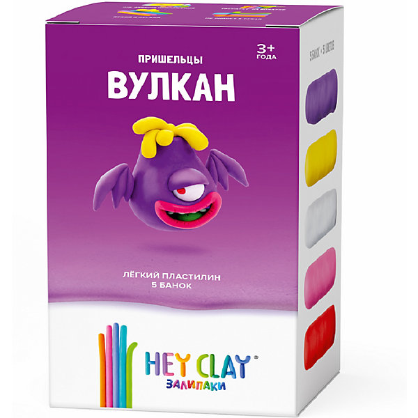 фото Легкий пластилин hey clay залипаки "вулкан"