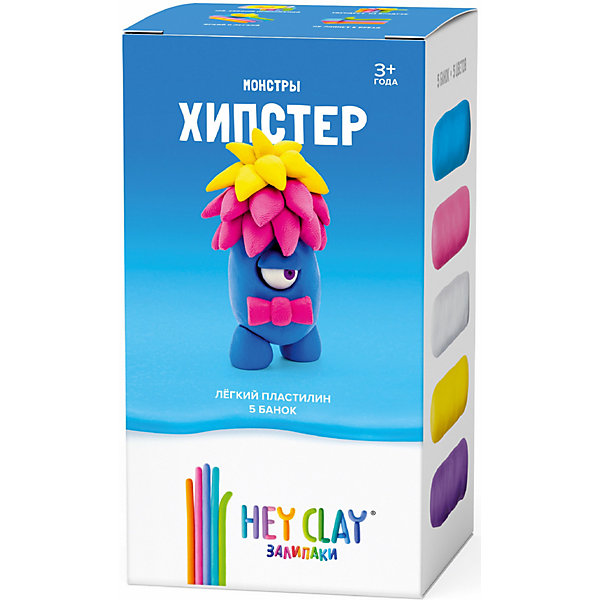 

Легкий пластилин HEY CLAY Залипаки "Хипстер, Разноцветный, Легкий пластилин HEY CLAY Залипаки "Хипстер"