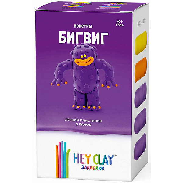 фото Легкий пластилин hey clay залипаки "бигвиг"