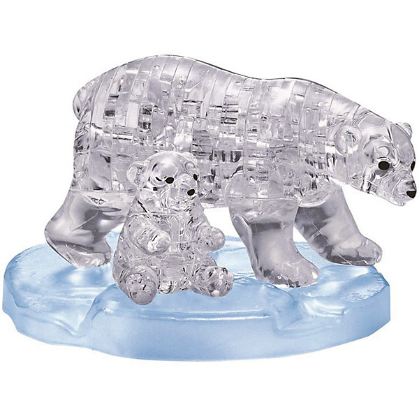 

3D головоломка Crystal Puzzle Два белых медведя, 40 элементов