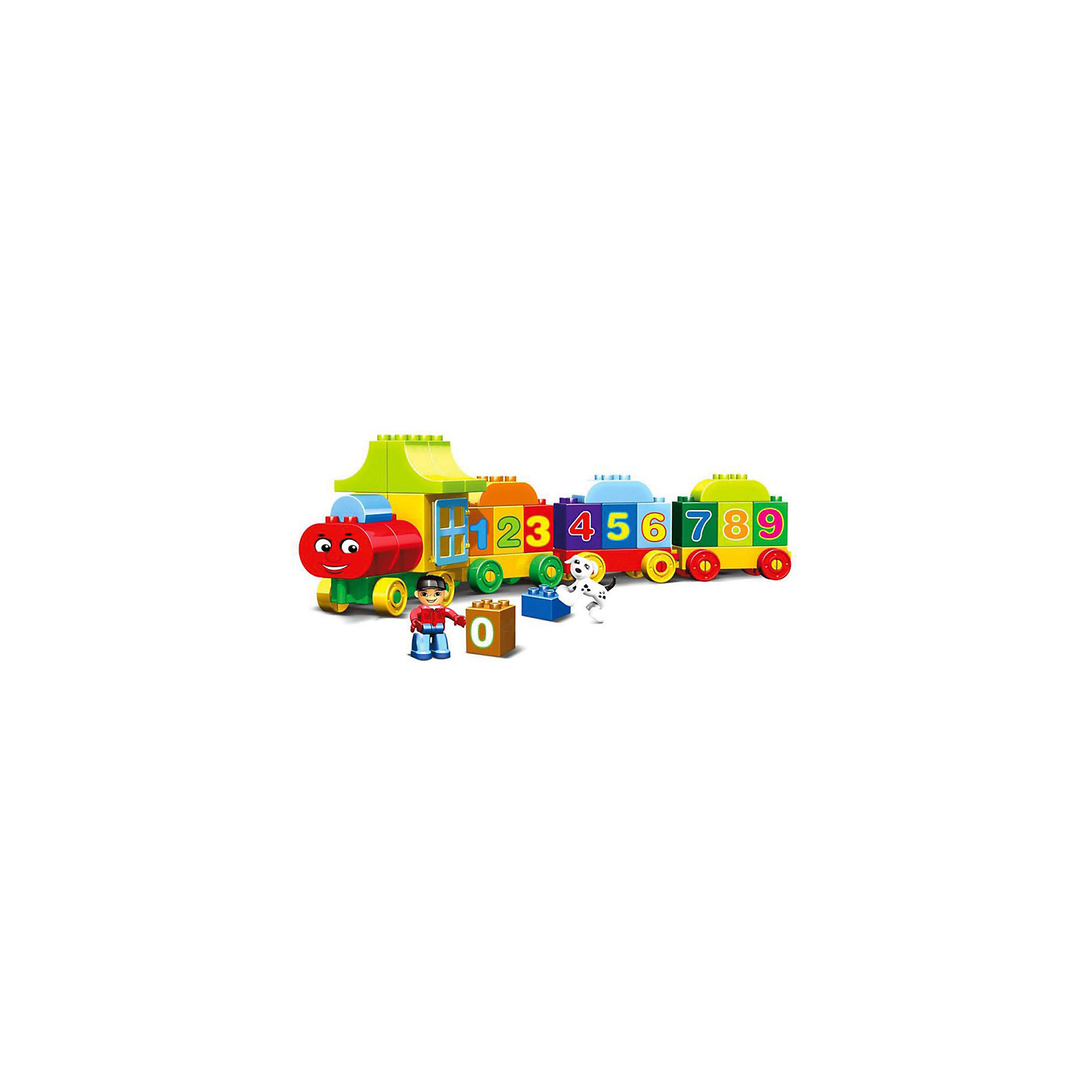 Конструктор Паровоз с цифрами, 50 деталей Kids Home Toys 16188333