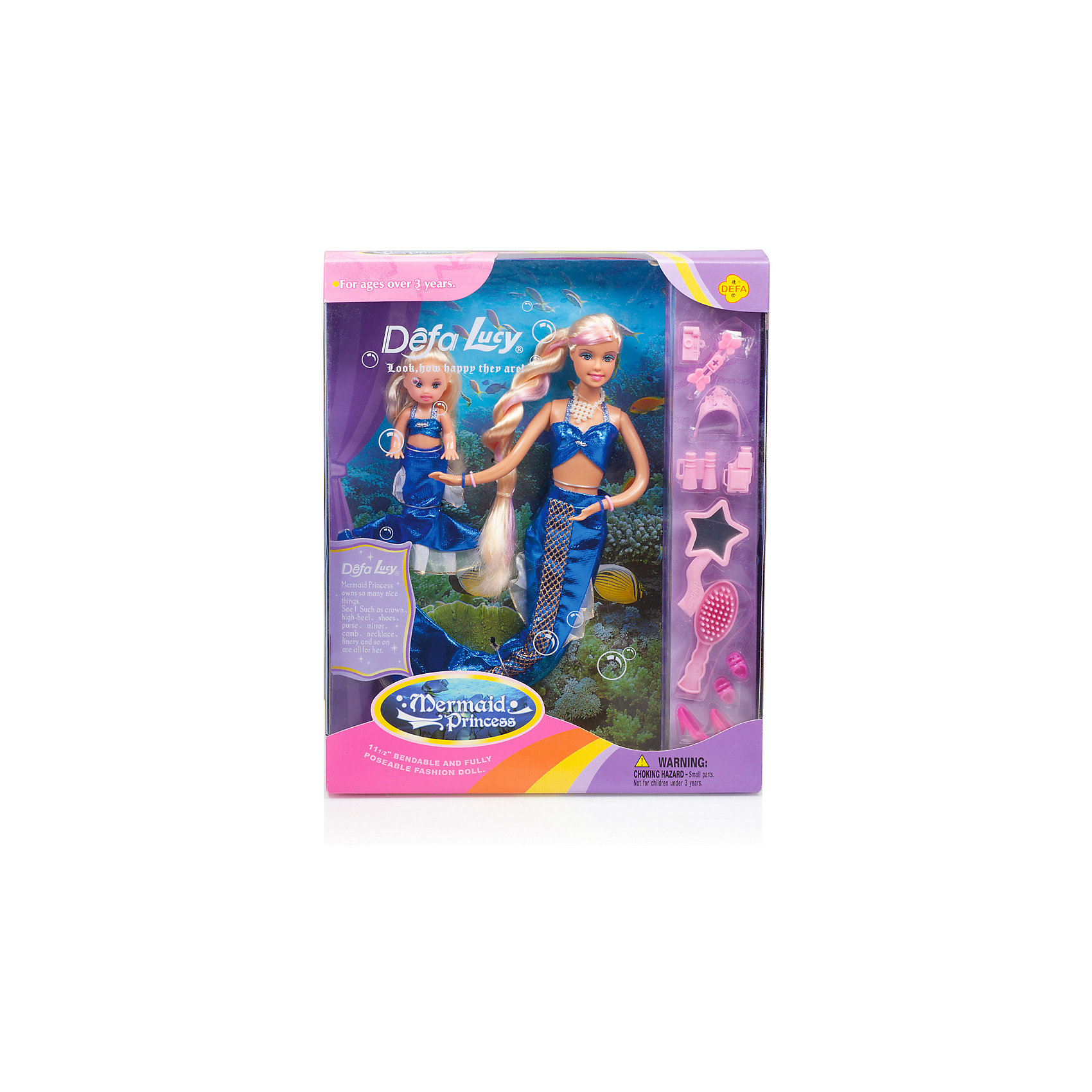 Набор кукол Принцессы моря Defa Lucy 16188343