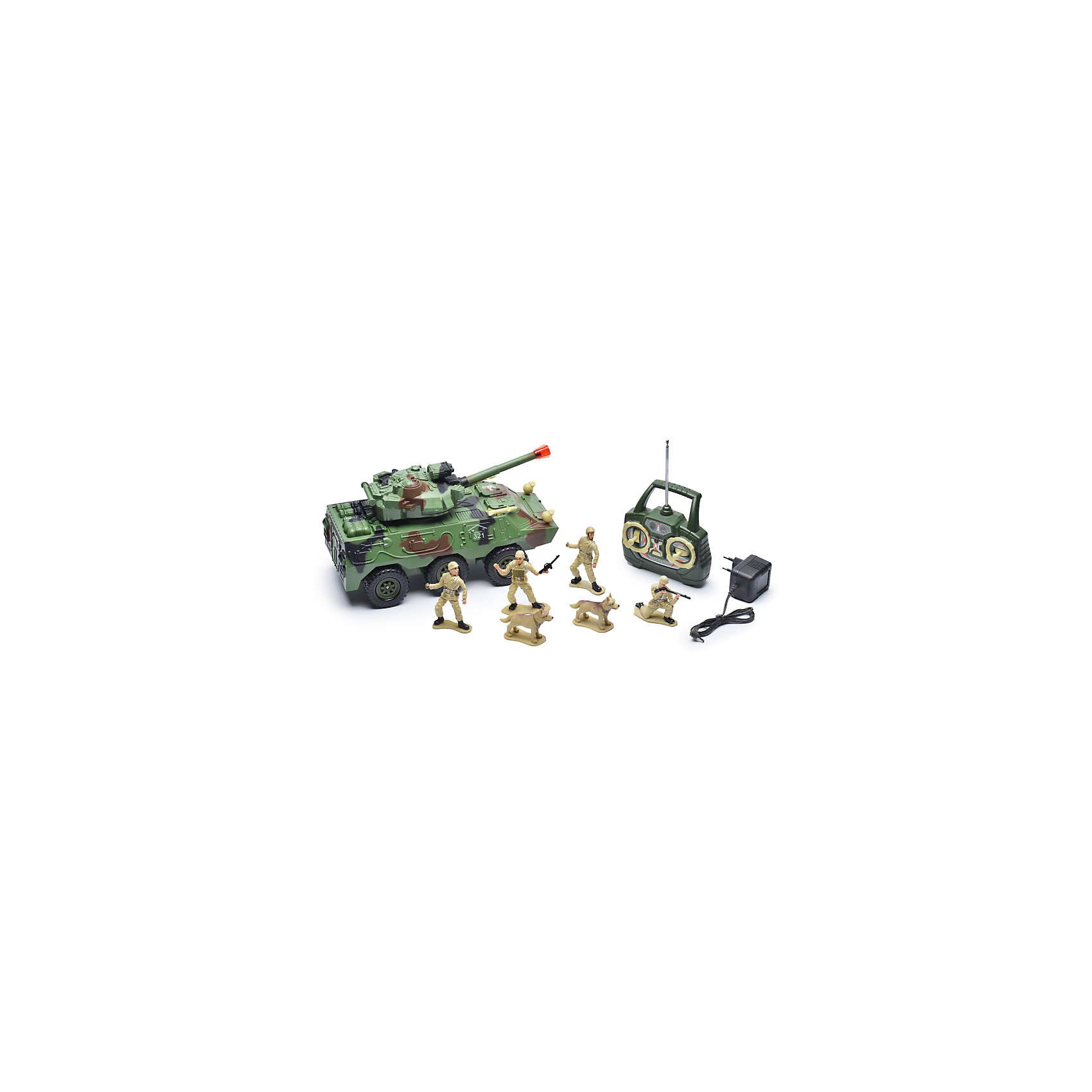 фото Радиоуправляемая машина mioshi army танк, 1:20, свет, звук