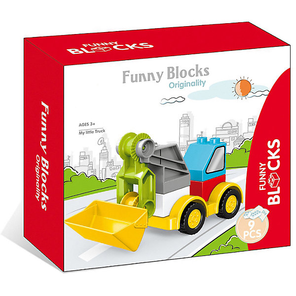

Конструктор Kids Home Toys Машины спецслужб, 9 деталей
