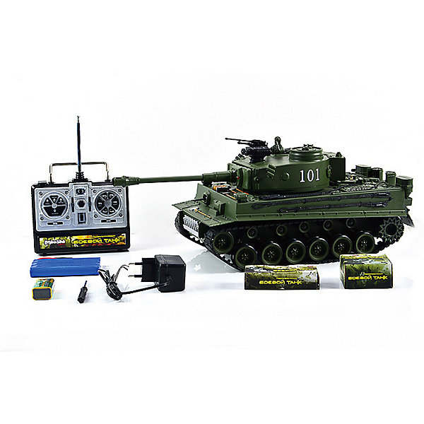 фото Радиоуправляемый танк mioshi army тигр-мi, 1:20, свет, звук