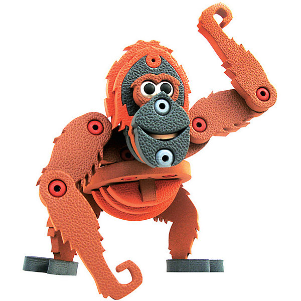Мягкий 3D конструктор Орангутанг, 56 деталей Bebelot 16188520