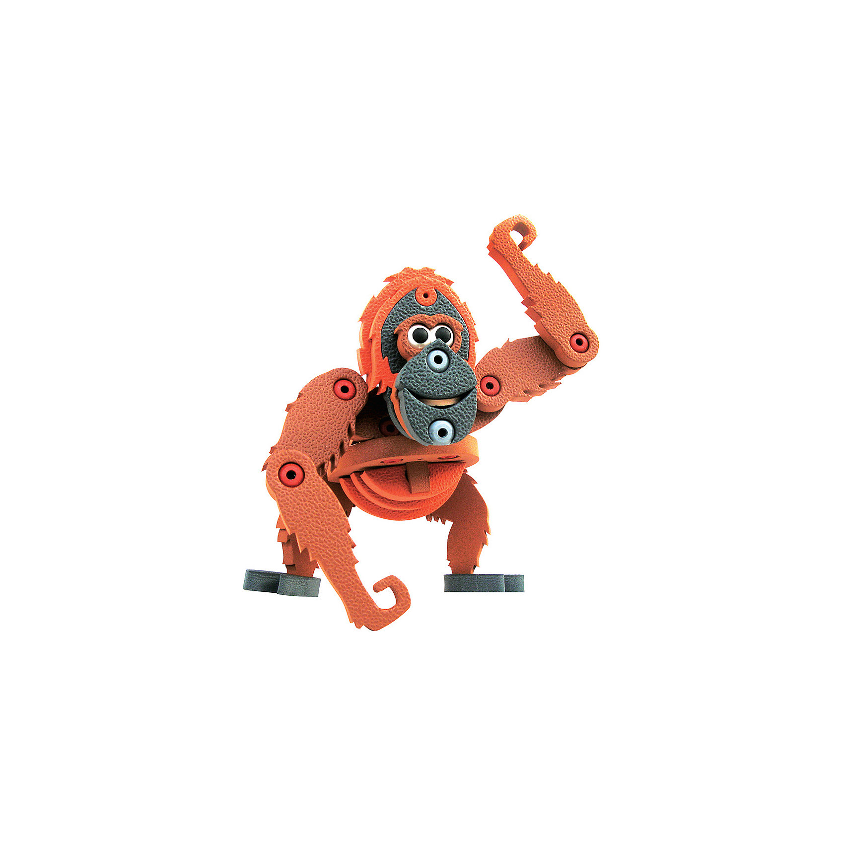 Мягкий 3D конструктор Орангутанг, 56 деталей Bebelot 16188520