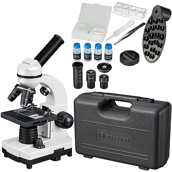 

Микроскоп Bresser Junior Biolux SEL, 40x-1600x, Белый, Микроскоп Bresser Junior Biolux SEL, 40x-1600x