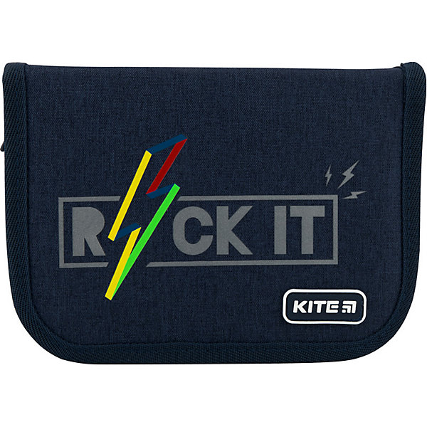 

Пенал Kite Rock it, без наполнения, Темно-синий, Пенал Kite Rock it, без наполнения