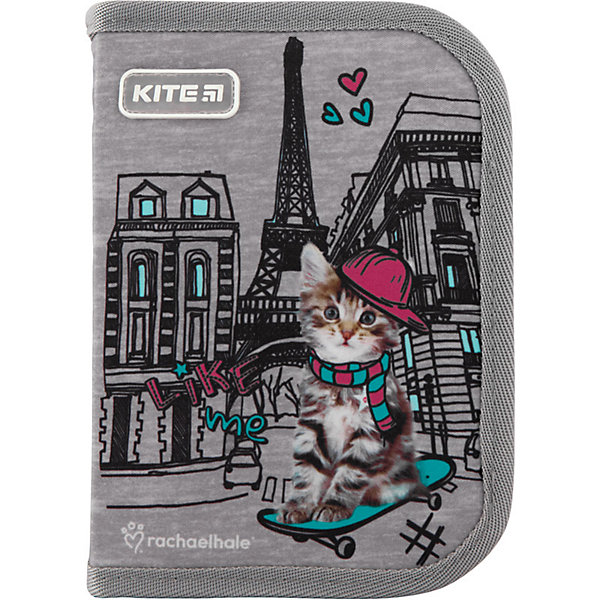 

Пенал Kite R, без наполнения, Серый, Пенал Kite R, без наполнения