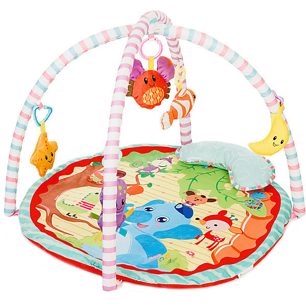 

Игровой развивающий коврик PLAY YARD 1_Джунгли, Зеленый, Игровой развивающий коврик PLAY YARD 1_Джунгли