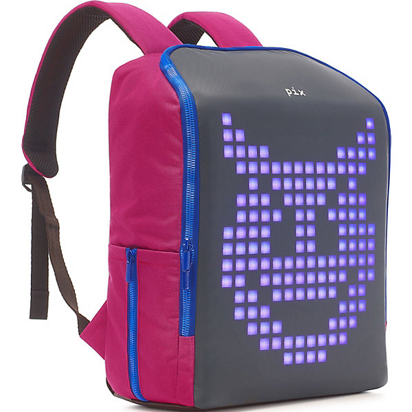 

Интерактивный рюкзак Pix:mini BackPack с LED дисплеем, сливовый, Интерактивный рюкзак Pix:mini BackPack с LED дисплеем,