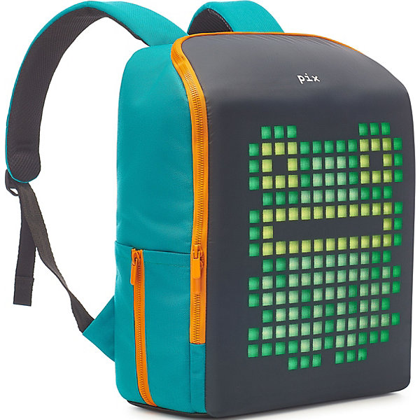 

Интерактивный рюкзак Pix:mini BackPack с LED дисплеем, морской, Синий, Интерактивный рюкзак Pix:mini BackPack с LED дисплеем, морской
