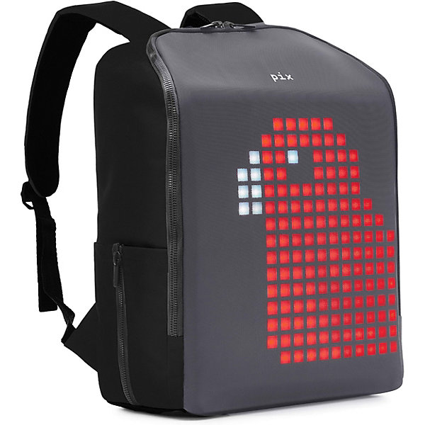 Интерактивный рюкзак :mini BackPack с LED дисплеем, черный Pix 16199018