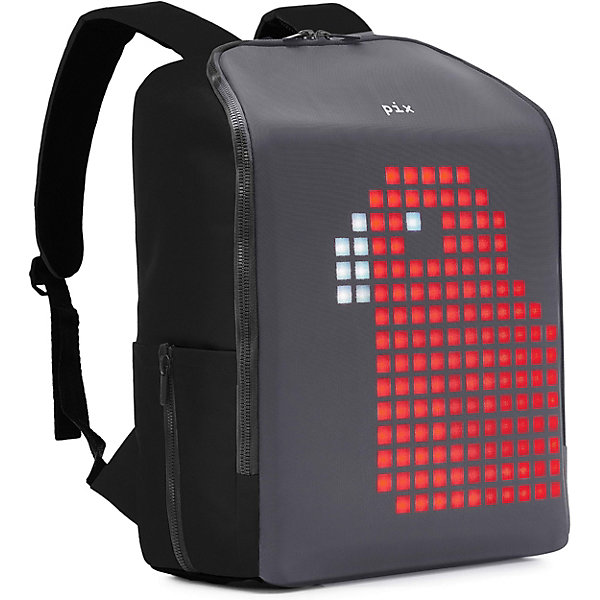 

Интерактивный рюкзак Pix:mini BackPack с LED дисплеем, черный, Интерактивный рюкзак Pix:mini BackPack с LED дисплеем,