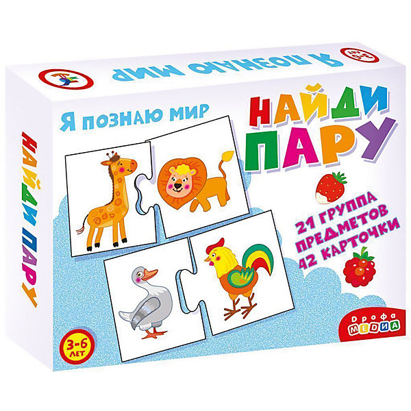 

Настольная игра Дрофа-Медиа "Ассоциации. Найди пару", 42 карточки