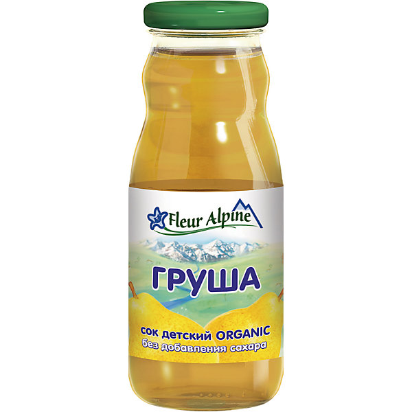 

Сок Fleur Alpine груша осветлённый, с 4 мес, 8 шт по 200 г