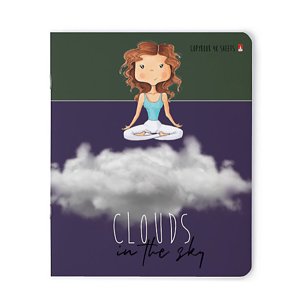 Комплект тетрадей "Девочки в облаках", клетка, 48 листов Альт 16288534