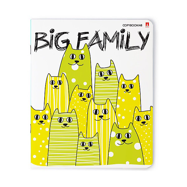 

Комплект тетрадей Альт Big family, клетка, 48 листов