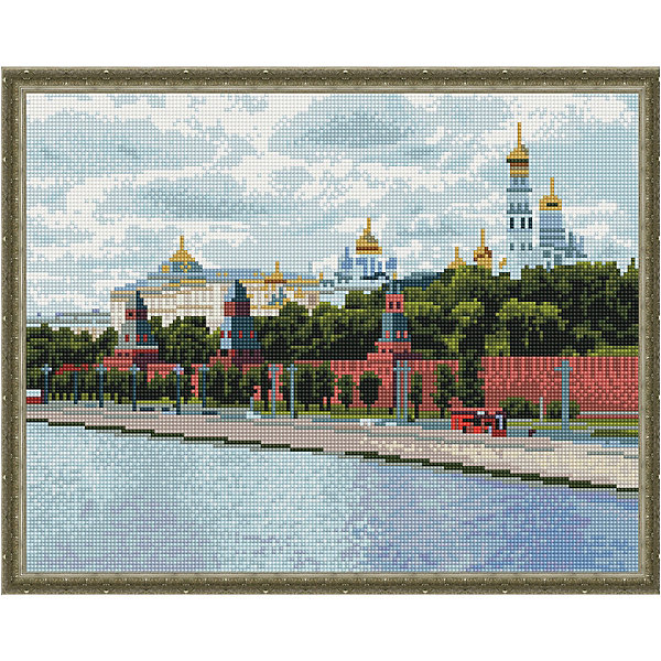 фото Алмазная мозаика molly "москва, кремль", 40х50 см