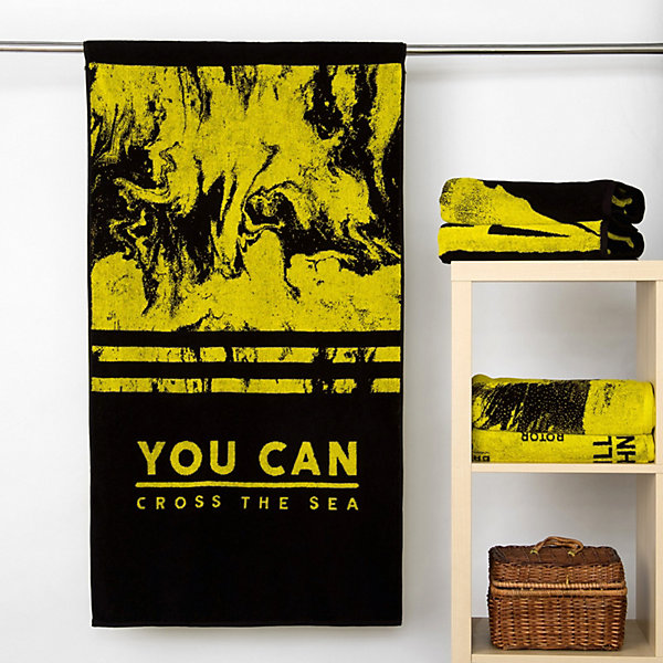 

Полотенце Этель You can, 70х130 см, Желтый, Полотенце Этель You can, 70х130 см
