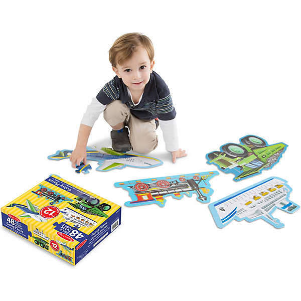 

Деревянные пазлы Melissa&Doug Транспорт