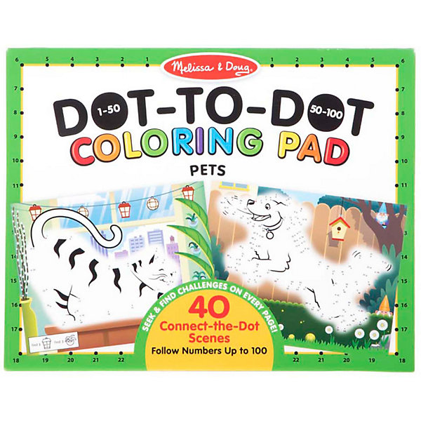 

Раскраска по номера Melissa&Doug Домашние животные, Разноцветный, Раскраска по номера Melissa&Doug Домашние животные