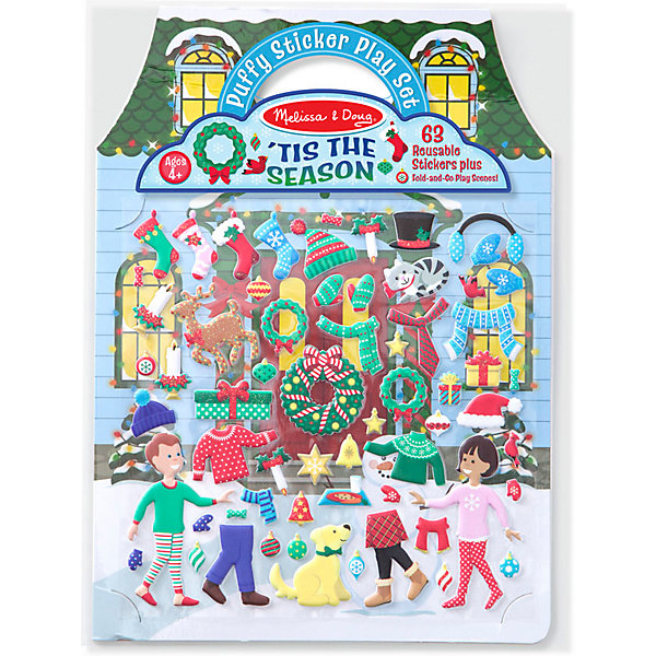 

Набор новогодних стикеров Melissa&Doug