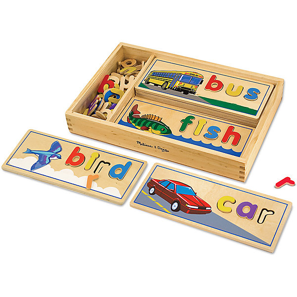 фото Подбор букв по картинкам melissa&doug "классические игрушки" на английском языке melissa & doug