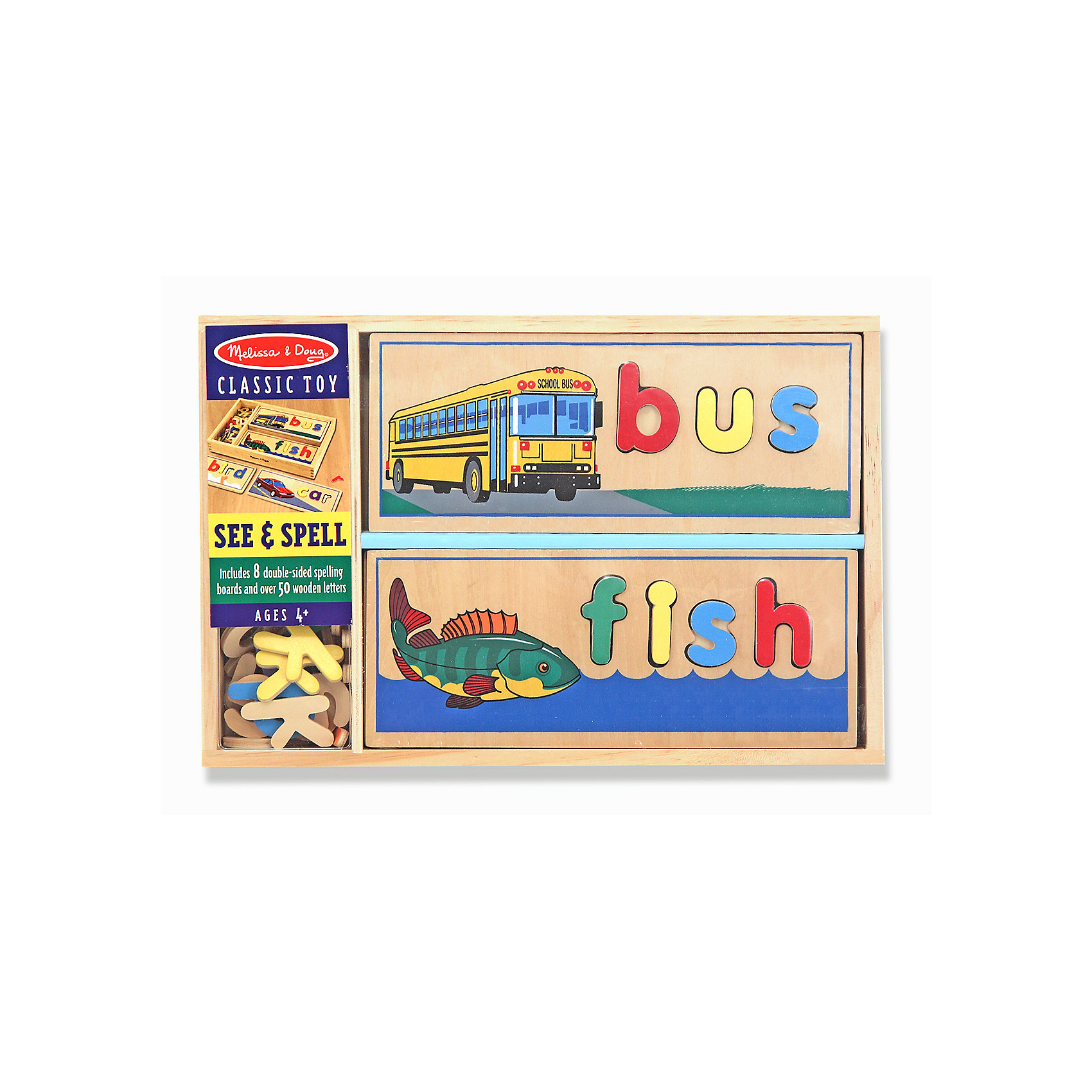 фото Подбор букв по картинкам melissa&doug "классические игрушки" на английском языке melissa & doug